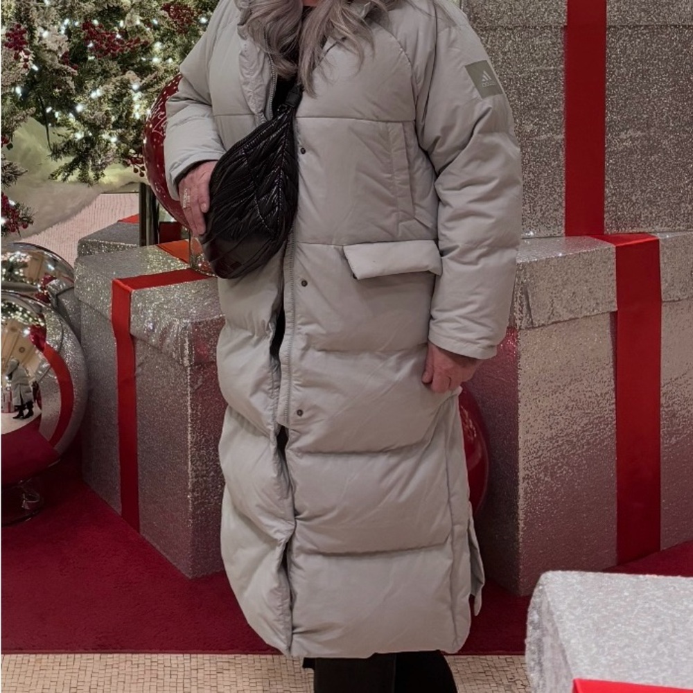 Adidas Grey Big Baffle Coat